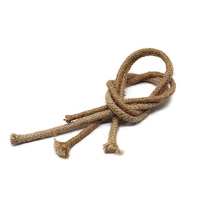 Cuerda de cáñamo redonda al por mayor de fábrica, cuerda de Yute natural, cuerdas redondas de arpillera - Product Image 1
