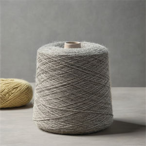 Luxury Yak <b>Wool</b> Yarn Cashmere Alternative Natural Soft Warm Wholesale Grey Color - Product Image 1