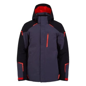 Chaqueta Impermeable para Hombre MANTIC ENTERPRISES, Gruesa y Suave, con Bloques de Color, Cierre de Cremallera, Corte Regular, para Invierno y Actividades al Aire Libre, de Poliéster - Product Image 1