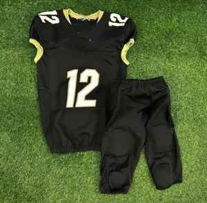 Uniformes Totalmente Personalizados, Transpirables, Talla Personalizada, Cómodos, Alta Calidad, Precio Razonable, Uniforme de Fútbol Americano - Product Image 1