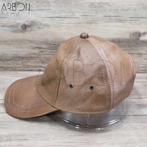 New Arrival Trendy Durable Lightweight Stylish Custom Made Good Supplier OEM ODM Service Premium Synthetic Leather Fashion Caps - Product Image 2