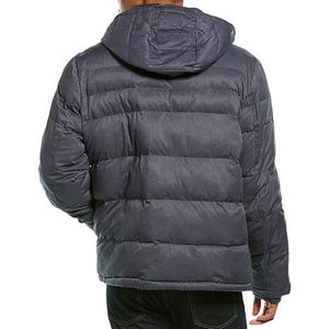 Parka d'hiver matelassée durable pour homme, veste chaude à capuche pour l'extérieur, manteau matelassé contrastant multicolore, doudoune pour homme, vente en gros - Product Image 6