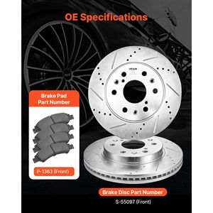 Kit de Reparación de Frenos Delanteros para Cadillac Escalade/Escalade ESV 2008-2016, Compatible con Modelos 2017-2020 Incluidos - Product Image 3