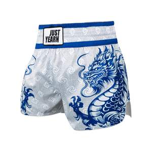 Pantalones Cortos de Muay Thai para Hombre, Estampado de Pantera Satinado, Cintura Elástica, para Entrenamiento de Gimnasio, Kickboxing, Ligeros y Coloridos - Product Image 4