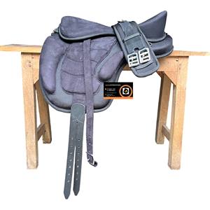 All Purpose Freemax Dressage <b>Treeless</b> <b>Saddle</b> with Cow Softy Leather Get Matching Girth Manufacturer in India - Product Image 6