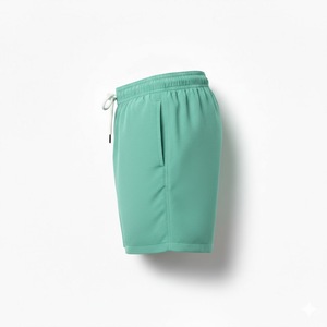 Pantalones Cortos Deportivos de Moda para Exteriores, de Secado Rápido, Transpirables, de Dos Capas, con Bolsillos y Cintura Elástica Alta - Product Image 3