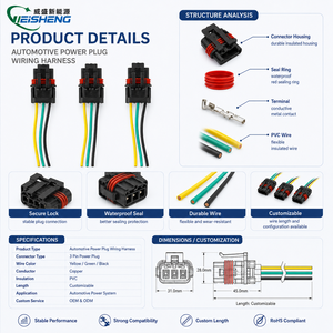 12AWG 脉冲电源插头连接器接线头，适用于 Polaris Ranger XP 1000 RZR RS1 Pro General 2018-2021 电线束（3 件） - Product Image 3