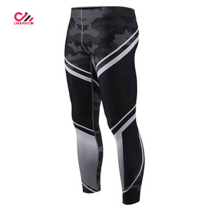 MMA Grappling <b>Tights</b> Spats Plus Size Breathable Custom Sublimation Printing Elastic Waist <b>Compression</b> Running Training Sports - Product Image 2