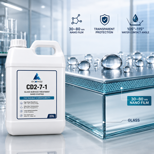 ECOWAY CD2-7-1 Revêtement Nano pour Traitement des Surfaces en Verre 20L avec 2 Ans de Durabilité pour les Murs-rideaux en Verre et les Panneaux Solaires - Product Image 4