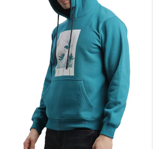 Sudadera con Capucha Personalizada de Algodón 100% Bordada con Impresión Digital para Hombre, Estilo Urbano Informal de Invierno, Gran Venta - Product Image 2