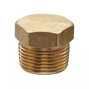 Raccord de tuyau à filetage hexagonal extérieur en laiton 1/4" NPT mâle (AOL-05) - Product Image 3