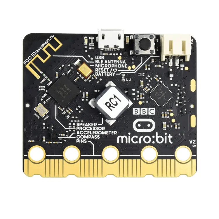 Diskon besar versi terbaru papan Micro bit V2 papan pengembangan DIY Microbit ine Vogue V2