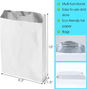 Sacs en papier d'aluminium pour sandwichs en gros, sacs en aluminium pour aliments, emballages isothermes, sacs en papier à emporter - Product Image 2