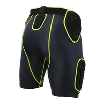 Dernière Nouveauté : Short de Compression Rembourré de Protection pour Hommes, de Bonne Qualité, pour Football Américain, Pantalon de Sport de Sécurité Rembourré