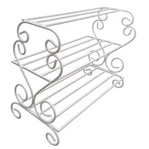 Most Popular Design Durable Metal Shoe Rack For Home Livingroom Hall Entry Storage Decorative Use Shoe Rack Footwear Shelve - Product Image 4