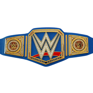 Cinturón de Campeonato Universal WWE de Alta Calidad, Azul, Personalizado, Diseño Premium, Cinturones Personalizados para Fanáticos - Product Image 6