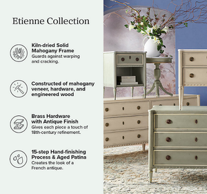 Commode élégante et moderne en bois de mahogany massif, armoire de rangement élégante pour chambre à coucher, meubles contemporains pour la maison - Product Image 6