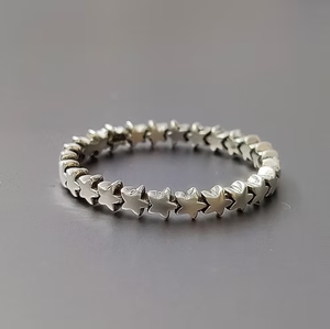 Heart Shape Fashionable <b>Plain</b> <b>Silver</b> <b>Ring</b> (2.8 Grams) Anti Tarnish for Unisex Any Occasion Everyday Wear - Product Image 3