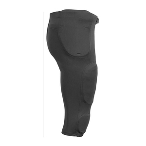 Pantalones de Fútbol Negros Acolchados con Cierre de Cinturón, Ropa Deportiva Transpirable para Adultos, Equipo de Práctica de Fútbol, Ropa Deportiva para Hombre - Product Image 1