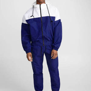 <b>Men</b> Outdoor Windbreaker <b>Jacket</b> Hooded Front Logo Lightweight Casual Zip Closure Soft Breathable Regular Fit Fashion Outerwear - Product Image 2