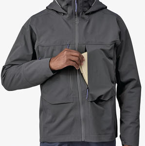 Chaqueta de Pesca para Hombre, Personalizada, Formal, de Primavera, Servicio OEM, Impermeable, Transpirable, con Capucha y Cierre, en Oferta - Product Image 4