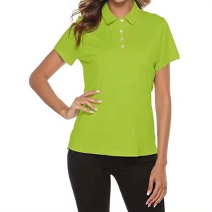 Polo de golf personnalisé pour femmes, chemises de tennis vierges pour femmes, hauts respirants à col pour femmes, fournisseur d'usine OEM - Product Image 4