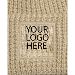 Winter Fashion Waffle <b>Beanie</b> Acrylic Custom Logo Unisex Hat Waffle Knit Private Tag/Woven Label Breathable <b>Waterproof</b> 3D - Product Image 6