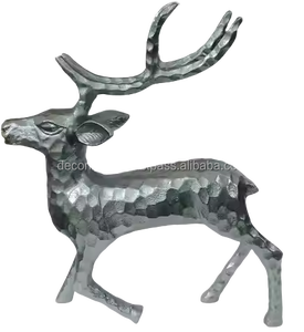 Statues d'animaux en aluminium Sculpture élégante pour la décoration de table de bureau à domicile Utilisation en gros par Decor impex - Product Image 3