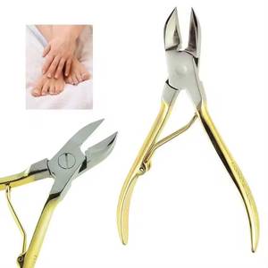Professional Portable Stainless Steel Toe <b>Nail</b> <b>Clippers</b> with Wide Jaw Opening Straight Sharp Blade <b>for</b> Feet Care Adult Use - Product Image 1