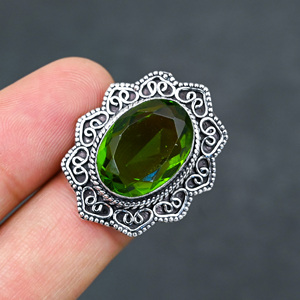 Anillos de Plata 925 con Piedras Preciosas de Lujo para Fiesta - Product Image 1