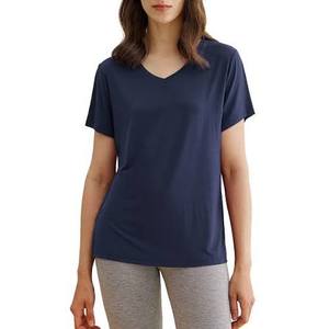 Camiseta Deportiva Unisex con Cuello en V, Estilo Casual Premium, Tejido Suave, Ecológico, de Algodón y Bambú, de Secado Rápido - Product Image 1