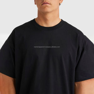 Nardon Apparel Fabricante personalizado Ecológico Tejido 280g 100% Algodón Suelto Camisetas de gran tamaño para hombres - Product Image 5