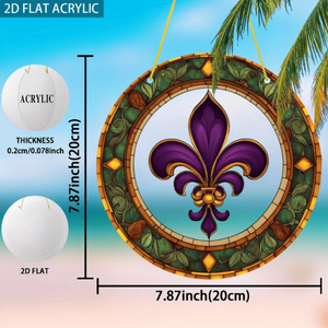 CIFbuy Décorations en cristal acrylique coloré et attrape-soleil prismatiques à suspendre aux fenêtres, avec service de retrait Temu sur TikTok - Product Image 2