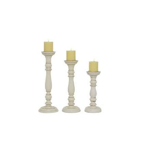 Juego de 3 Portavelas de Madera de Lujo, Ecológicos, Clásicos y Pulidos, para Decoración del Hogar y Bodas - ¡Más Vendido! - Product Image 2