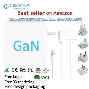 适用于苹果<span class=keywords><strong>MacBook</strong></span> <span class=keywords><strong>Pro</strong></span> Air的61W 67W 96W <span class=keywords><strong>usb</strong></span>-<span class=keywords><strong>c</strong></span>充电器，兼容13/14/15/16英寸，带快速充电功能的笔记本电脑电源适配器 - Product Image 1