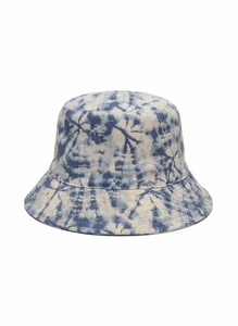 Sombrero de Pescador de Algodón con Estampado Tie Dye Azul Verde, Personalizado, a la Moda, Protección Solar, para Playa, Unisex, Cómodo y Suave, 2026 - Product Image 2