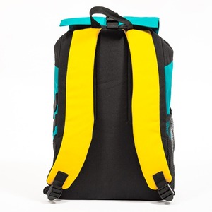 Vibrant yellow and blue contrast multi-functional sports <b>large</b>-capacity leisure <b>backpack</b> - Product Image 4
