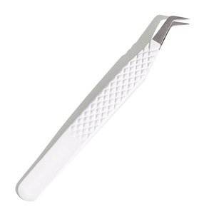 แหนบขนตาโค้งสำหรับต่อขนตาอุปกรณ์จับขนตาสเตนเลสที่มีความแม่นยำสูง - Product Image 2