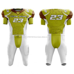 Uniformes de Fútbol Americano 7on7 Personalizados de Alta Calidad, Impresión por Transferencia de Calor, Elásticos, de Secado Rápido, Spandex/Poliéster - Product Image 1