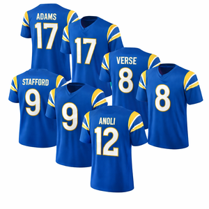 Jersey de Fútbol Americano Personalizado OEM, Uniforme de Entrenamiento para Clubes y Equipos con Nombre y Número Personalizados, Logotipo con Fuente Personalizada, Nombre y Número del Jugador - Product Image 4