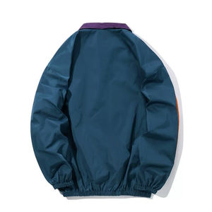 Veste coupe-vent légère en nylon pour homme, résistante à l'eau, respirante, entièrement zippée, décontractée, pour l'extérieur, vente en gros OEM - Product Image 2