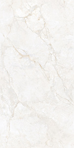 Carreaux de sol en porcelaine brillante Marlin White antidérapants de 8 mm d'épaisseur 600x1200 mm pour cuisine moderne, chambre, appartement, salle de bain, centre commercial - Product Image 5