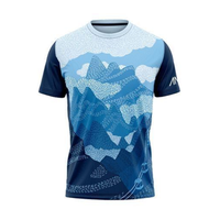 Maillot de football personnalisé pour homme, manches courtes, col rond, 100% polyester, maille respirante, design dégradé de couleur, t-shirt.