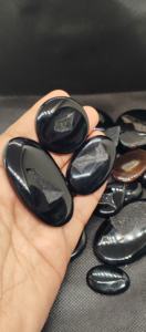 Wholesale Black <b>Onyx</b> Druzy Natural Black <b>Onyx</b> Healing Crystal Black <b>Onyx</b> Druzy Cabochon Loose Gemstone for Jewellery Making - Product Image 2
