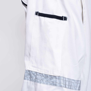 Combinaison de sécurité en coton avec bandes réfléchissantes, imperméable, pour travaux industriels et de construction, vêtements de travail résistants - Product Image 4