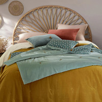 Tendance chaude modèle tête de lit en rotin naturel fait à la main pour chambre maison hôtel Villa appartement GD09 Hot Design Livestyle
