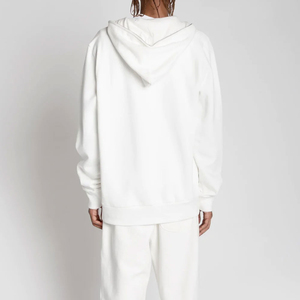 Sweat à capuche unisexe personnalisé avec fermeture éclair intégrale, couleur unie, coupe décontractée ample, 100 % coton, style streetwear Y2K, vente en gros pour hommes - Product Image 5