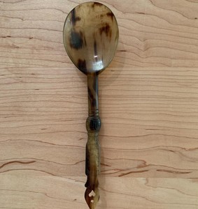 Trendy Servers Tabletop Horn Cutlery New Kitchen Tools Natural Horn Serving <b>Spoon</b> Flatware Dinnerware Tableware Cutlery - Product Image 1