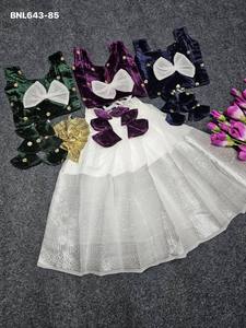 Conjunto de lehenga de nailon y seda con tejido Zari y blusa de terciopelo y seda, diseño de última moda para fiestas, fabricante de Surat. - Product Image 5