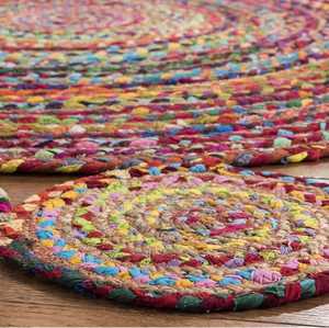 Hand braided & Stitched carpets made of Jute & cotton Washable Area <b>Rugs</b> for Bedroom & Living Room - Product Image 3